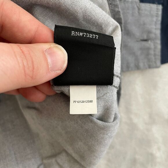 Rock&Republic Shirt Mens‎ XXL Blue Grey Color Block Roll Tab Western Biker Party - Picture 10 of 12